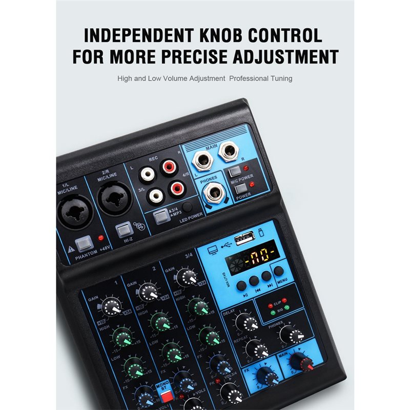 Professional Audio 4CH RGB Sou – Audio Mixer 4 Channel Bewertung und Preis