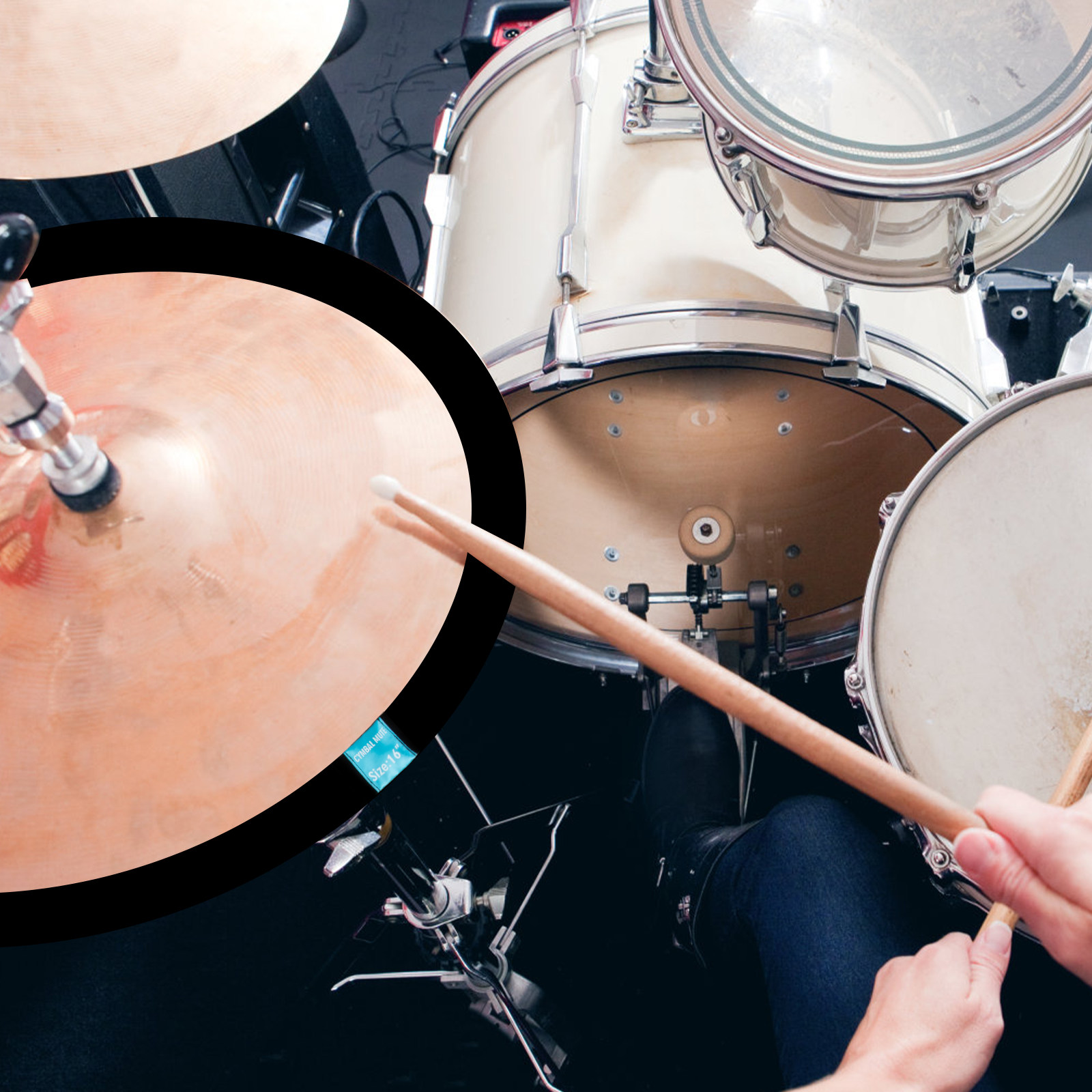 4Pcs Professional Cymbal Mute  – Drum Practice Pad Bewertung und Preis