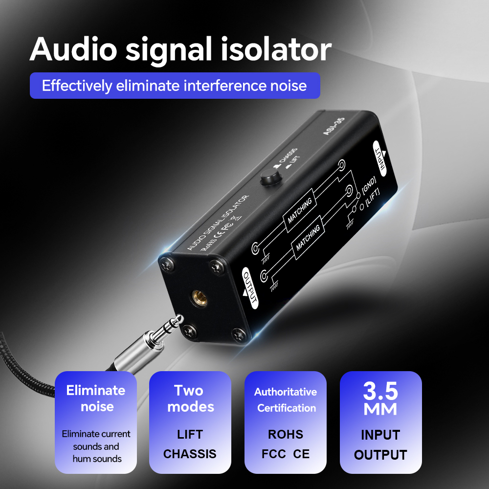 Portable 3.5MM AUX Ground Loop – Audio Music Isolator Bewertung und Preis